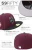 New Era 59FIFTY Cap 70994769 N836FF309 SD Red New Era Cap Side Patch MLB ONSPOTZ Special Edition 8 SIDE PATCH 2Tone UNDER VISOR MLB San Diego Padres