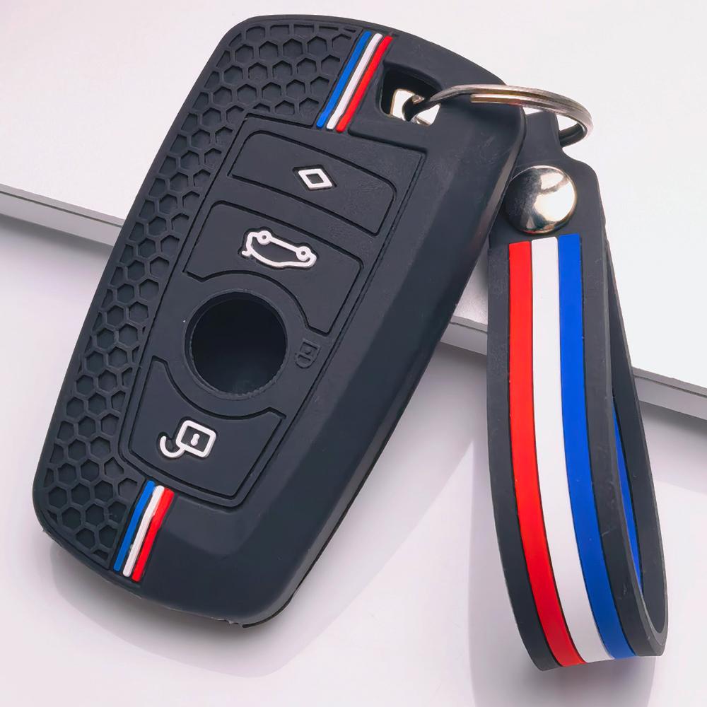 Чехол-брелок для ключей для BMW F10 F20 F30 F31 F32 F34 F15 F16 с брелоком, устойчивая к царапинам поверхность, ударопрочная конструкция, текстура с мягким захватом, простой в установке дизайн
