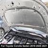 Автомобильный передний капот звукоизоляция двигателя теплоизоляция хлопковая прокладка звукоизоляция для Toyota Corolla Sedan 2019-2024 автомобильные аксессуары амортизационный капот