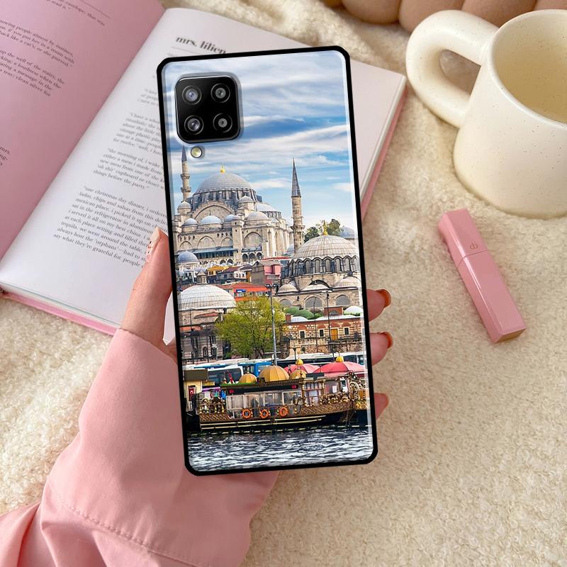 Турция Стамбул Пейзаж Здание Для Samsung Galaxy A16 A26 A36 A56 A06 A53 A33 A13 A12 A32 A52 A55 A35 A15 A54 A34 A14 Чехол