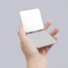 Stainless Steel Foldable Mini Makeup Mirror for Women Girls Makeup Vanity Mirror Portable Double-sided Mirror