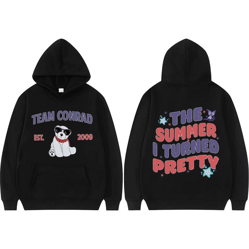 Cousins Beach Team Conrad Movie Pullover Funny I Turned Pretty Sweatshirts Men Women Fashion Vintage Oversized Loose Hoodie Tops