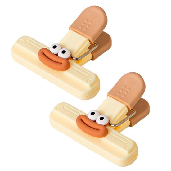 Клипса для запечатывания продуктов Милые герметичные зажимы для пакетов Зажим для пакетов влагостойкий Запайщики Креативный длинный хвост