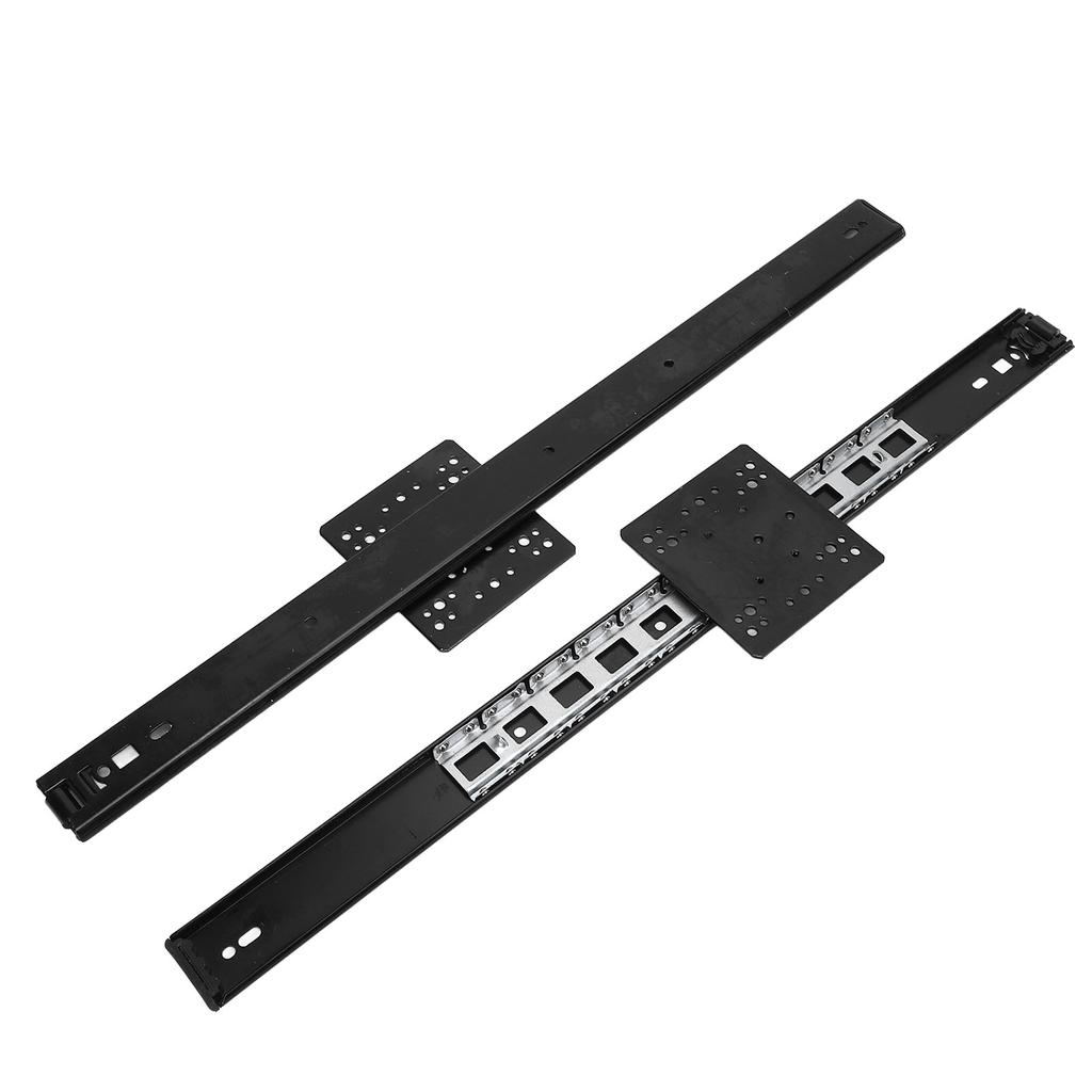 1 пара 20-дюймовых направляющих шириной 35 мм, несущая способность 20 кг, скрытая направляющая для раздвижных дверей для шкафа-купе