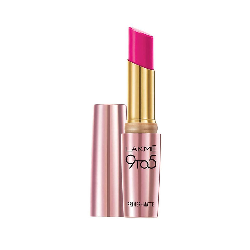 Праймер + Матовая помада для губ Розовый (3,6 г), Primer + Matte Lipstick Pink Post, Lakme