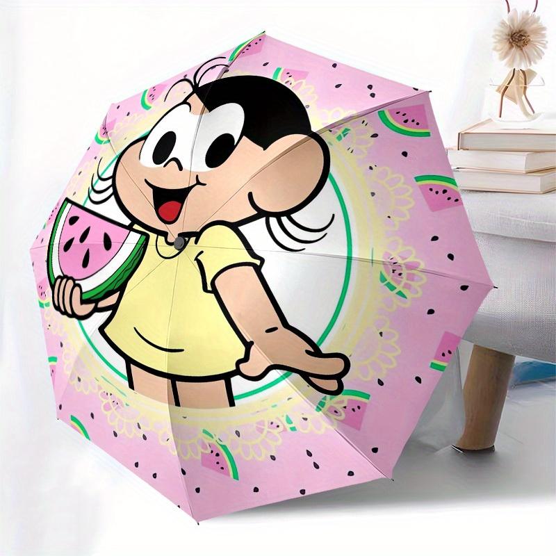 1pc Watermelon Magali, Summer Themed High-quality Umbrella,Automatic Opening and Closing Umbrella,Multi-functional Umbrella G0811213