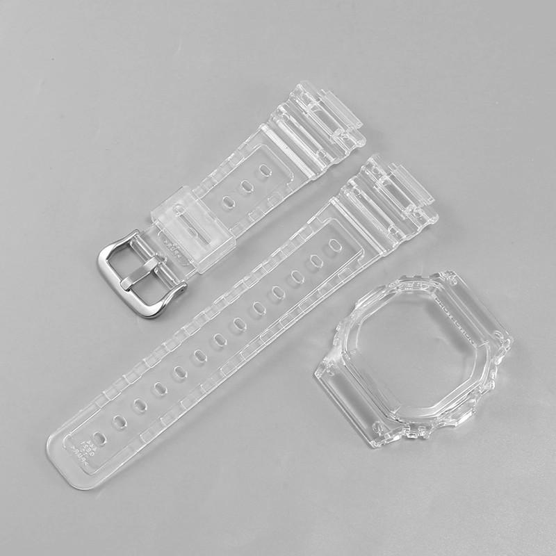 Резиновый смоляной ремешок с корпусом для Casio G-Shock DW-5600 GW-M5610 GW-B5600 G-5600 Мужские Женские Запасной Браслет Аксессуары для Часов Ремешок
