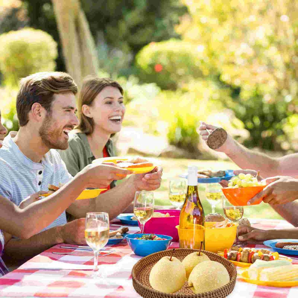 Корзина для хранения из ротанга, черный круглый поднос, многофункциональные тарелки для фруктов, аксессуары