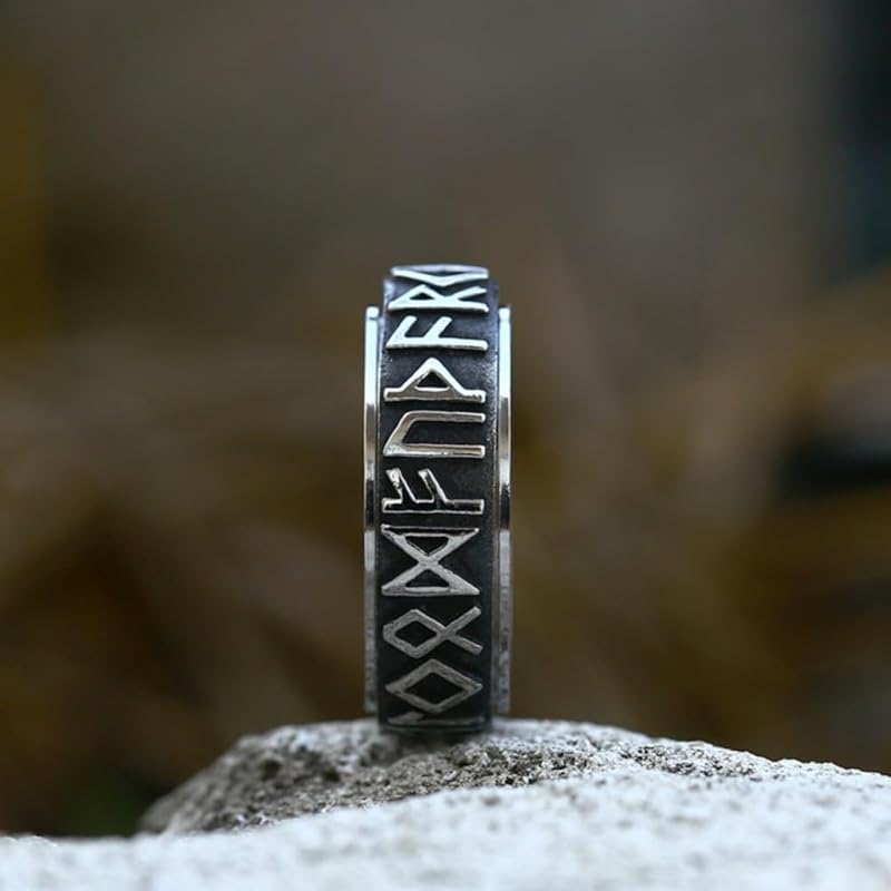 [ZAKAKA] кольцо мужское нержавеющее кольцо модные аксессуары подарок (14)