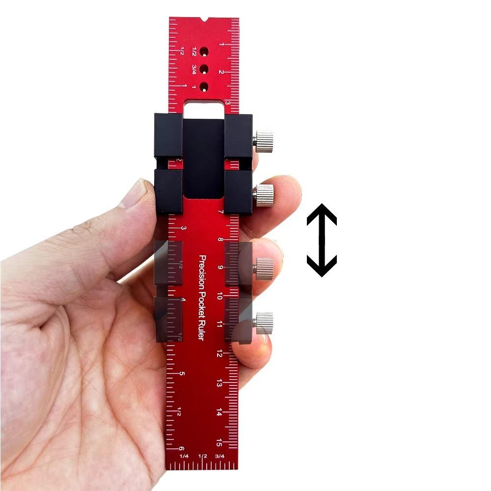 T-образная линейка для деревообработки, многофункциональная прецизионная линейка, новая карманная линейка, измерительный инструмент