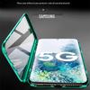 Магнитный металлический и стеклянный чехол для телефона Samsung A55 - Совместим с A17, A36, A53, A56