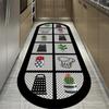 Kitchen Runner Rug, Cute Cactus and Grater Designed Runner, Non-slip Based Rug, Washable Kitchen Rug