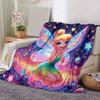 1pc Tinker Bell Printing Blanket - Soft, All-Season Throw for Office Blanket, Car, Travel