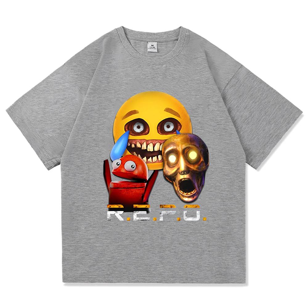 REPO King of The Losers T Shirt Fashion Aesthetic Unisex Video Game Repo TShirt Unisex Casual Anime High Quality Tees Shirts