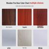 Steel-Wood Fire Door with Vision Panel – Fireproof, Smoke-Proof, Double Door for Shopping Mall Safety and Escape.