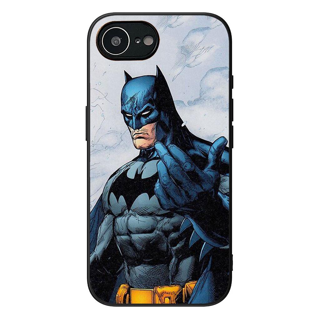 Бэтмен Брюс Уэйн DC Comics Чехол для телефона Бэтмен для Xiaomi Poco C75 C65 C71 C85 X7 X6 X5 M6 M7 F7 F8 Ultra F6 Pro Мягкий чехол