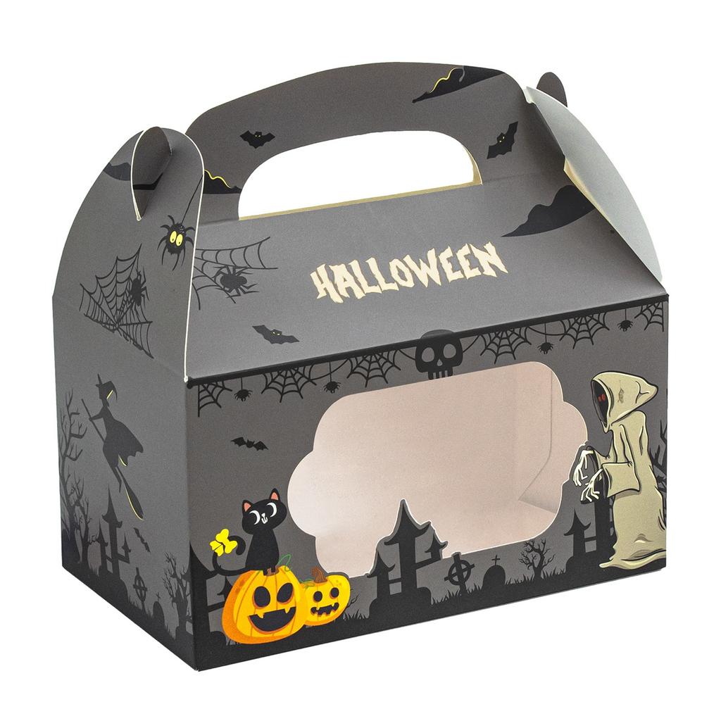 Halloween Candy Box Halloween Handbag Box Hand-held Gift Box