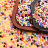 4mm 500PCS For Jewelry Making Findings Multicolor Acrylic Loose Beads Jewelry Accessories DIY Crafts Soild Color Handmade Material