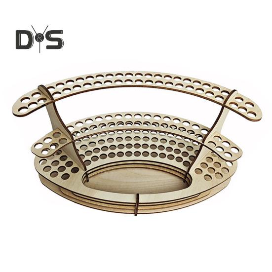 Wooden Paint Brush Holder 140 Holes Paintbrush Holder Organizer Paint Brush Stand Large Capacity Pen Pencil Rack