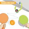 Hanging Table Tennis Trainer Set Doorway Ping Pong Game Trainer Children's Indoor Table Tennis Training Device with Racket And Balls for Kids