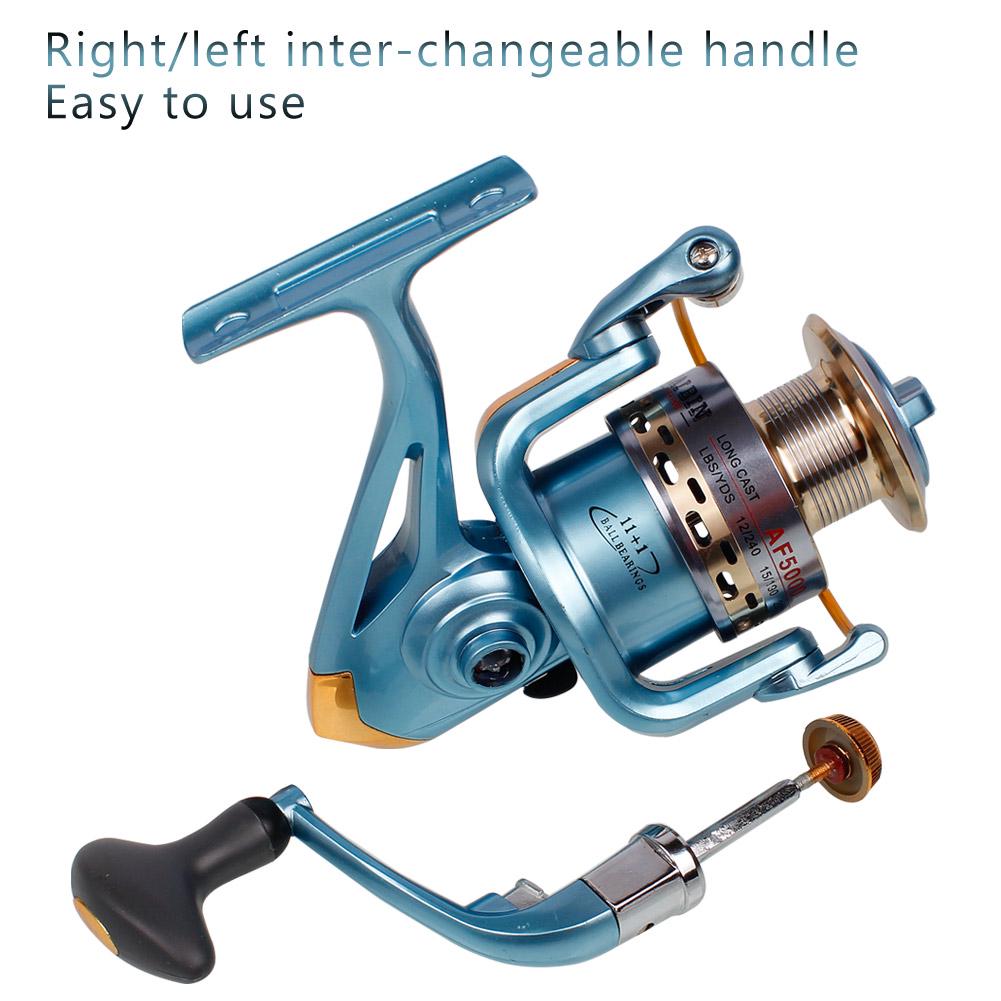 Спиннинговая рыболовная катушка 12 + 1 BB, левая и правая, ультра плавное сопротивление, мощное рыболовное колесо, рыболовные снасти
