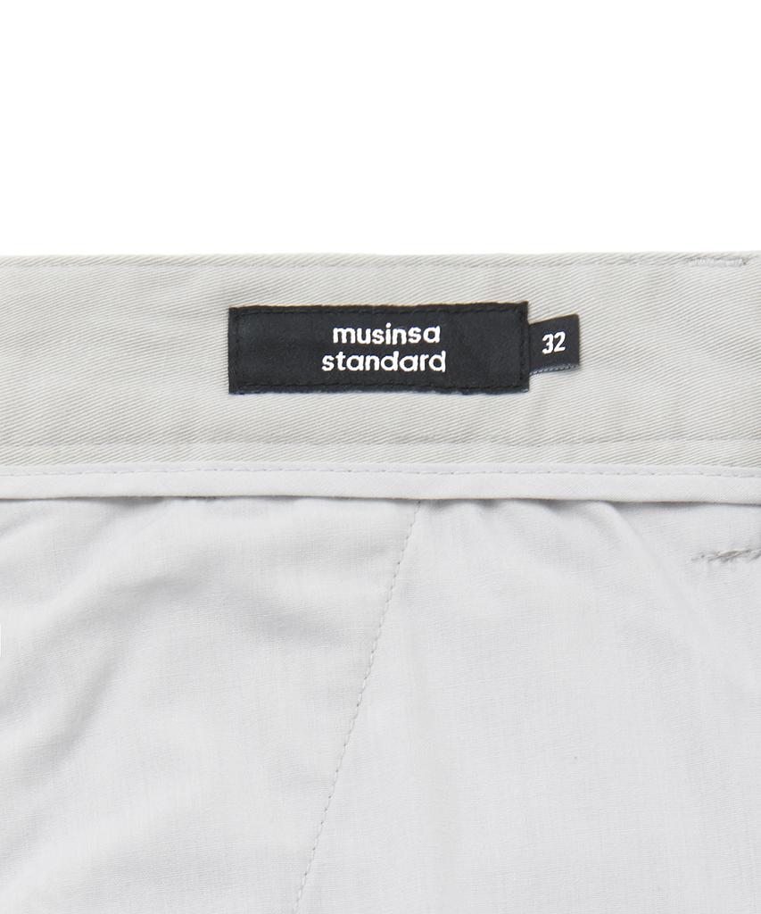MUSINSA STANDARD Tapered Chino Pants [Light Grey]