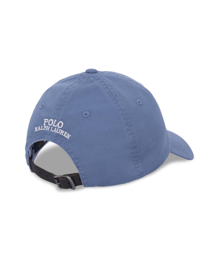 Кепка-бейсболка POLO RALPH LAUREN из эластичного хлопкового твила - Синяя