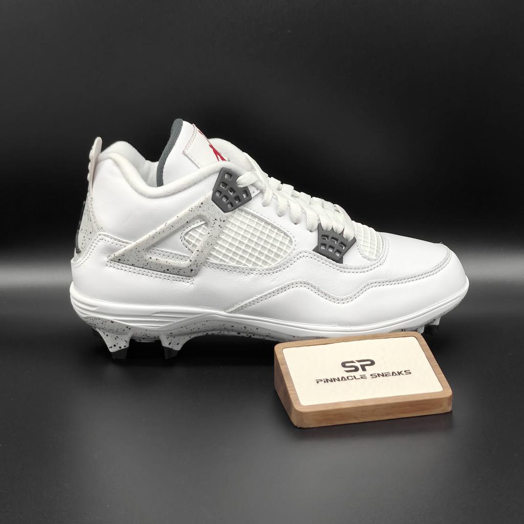 Jordan 4 Retro TD Шиповки 'Белый Цемент' HQ0207-106 Мужской Размер Отправка Сейчас