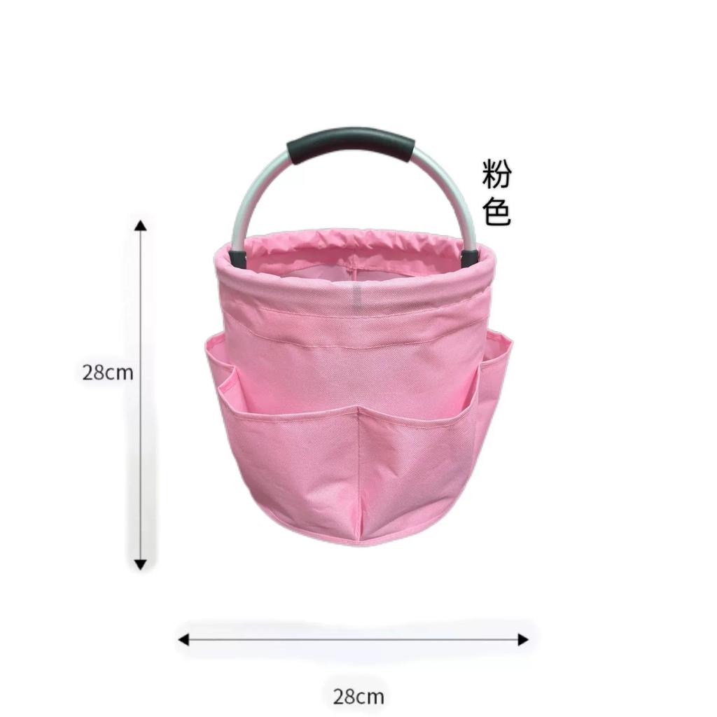 17 л Большая сумка-органайзер для хранения, складная корзина, сумка для пикника, контейнер для уборки на открытом воздухе с ручкой, сумка для инструментов, чистящие средства