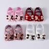 Baby Girl's Shoes Flower Bowknot Decoration Non-Slip Infant Princess Shoes For 0-1 Year Old