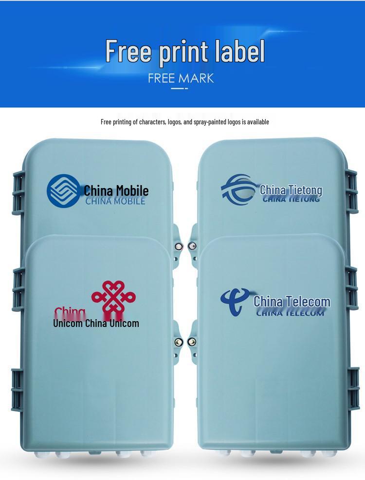 Dual-Use Fiber Optic Splitter Box: 16-Core Indoor/Outdoor, 24-Core FTTH Hallway, Pole & Wall Mount.