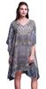 Short Caftan Midi Dress Beach Swimwear Cover Up Womens Kaftan-4X-5X