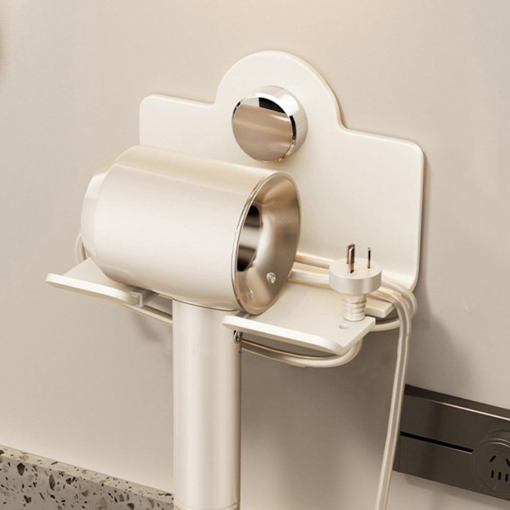 Держатель для фена на присоске из углеродистой стали, настенный, без сверления, ржавеющий, экономичный по месту, подставка для фена
