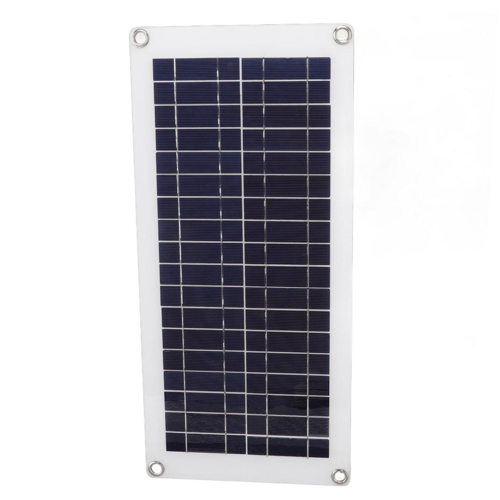 Solar Panel Lightweight Thin Waterproof Portable Flexible Solar Panel with 2 USB Output for Car Home Ship