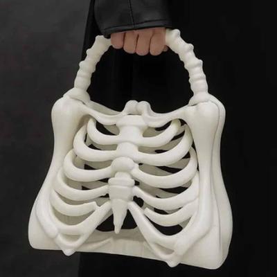 Сумка Готская Сумка Кость Ребра Жуткий 3D-принт Скелет Кошелек