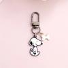 1/2PCS Cute Snoopy Pendant Cartoon Keychain for Backpack or Handbag Creative Bag Decoration Gift Simple Personalized Accessory