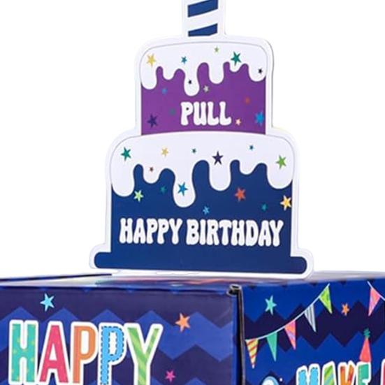 Денежный подарок на день рождения Копилка красочная печать букв сюрприз подарочные коробки для денег