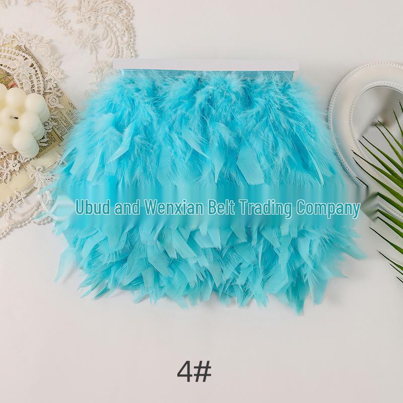 Отделка из перьев индейки 10-15 см для одежды, DIY и украшений