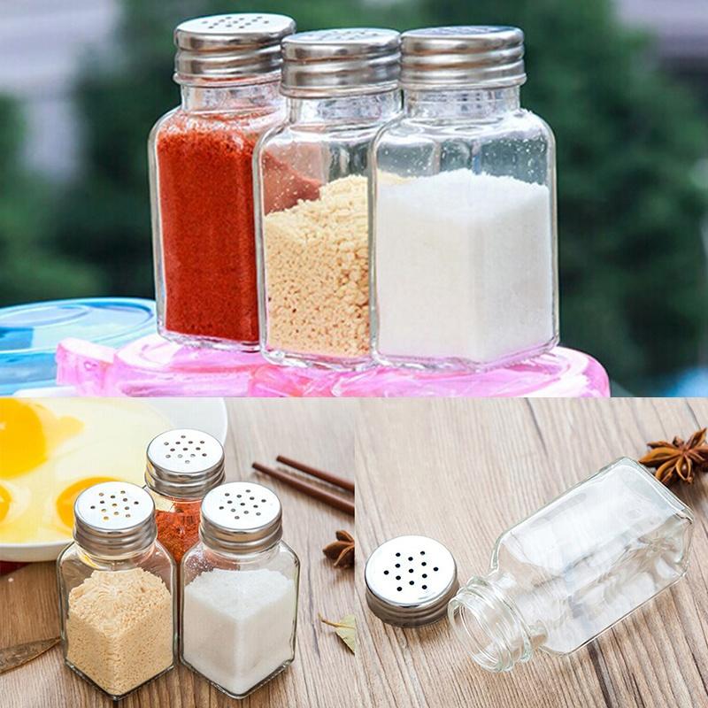 Новые пищевые приправы, горшочки для соли и перца, разбрасыватель, шейкер, держатели для банок, набор уксуса