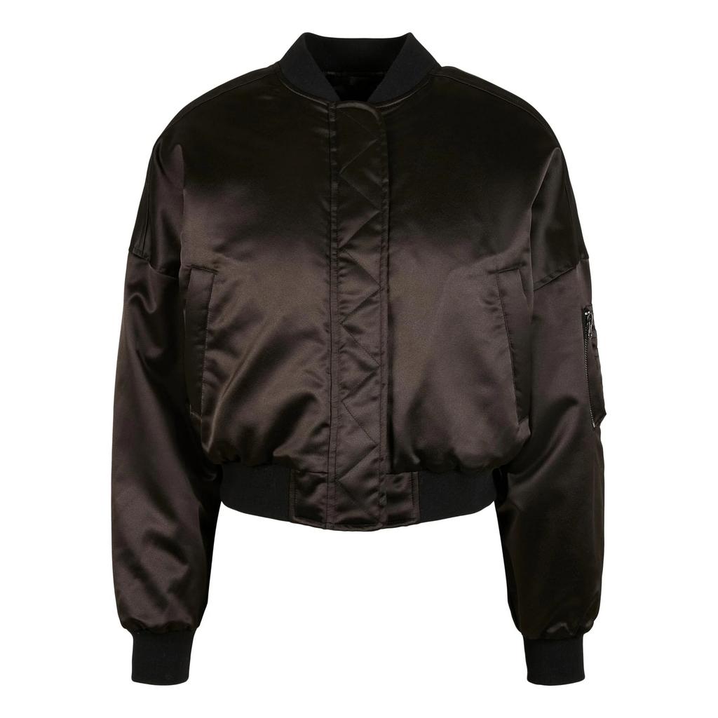 Urban Classics Womens/Ladies Satin Oversized Bomber Jacket