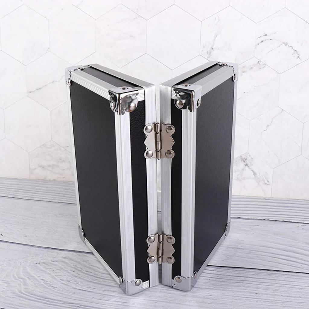 Портативный инструмент Алюминиевый ящик Маленький размер Ударопрочный Ящик для украшений Контейнер для денег Жесткий кейс Хранение оборудования Специальный ящик для инструментов