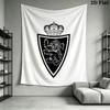 Real Zaragoza Wall Tapestry Aesthetic Wall Hanging Printed Fabric Blanket Decorative Tapestries for Bedroom Living Room Home Decor