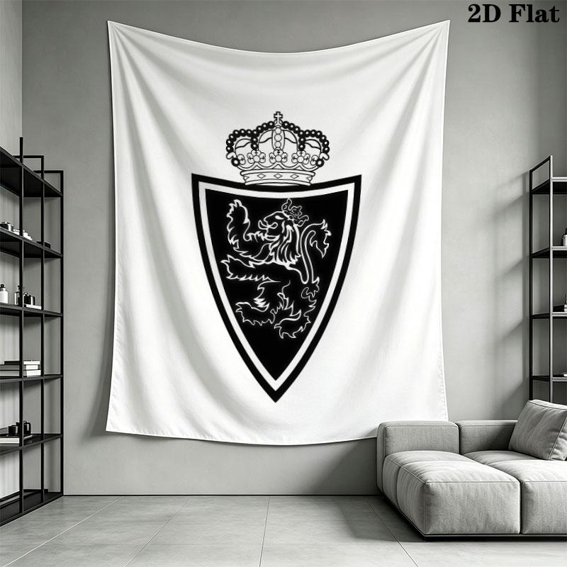Real Zaragoza Wall Tapestry Aesthetic Wall Hanging Printed Fabric Blanket Decorative Tapestries for Bedroom Living Room Home Decor