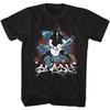 Slash Skull Guitar Snake Graphic Black Cotton Unisex TShirt 2026 Summer New Y2k Hiphop Style Unisexs Short Sleeve Tshirt