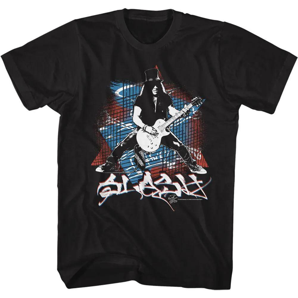 Slash Skull Guitar Snake Graphic Black Cotton Unisex TShirt 2026 Summer New Y2k Hiphop Style Unisexs Short Sleeve Tshirt