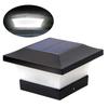 Solar Post Cap Light Outdoor Waterproof Solar Post Light Solar Powered Deck Fence Post Light for Garden Patio Porch Decoration