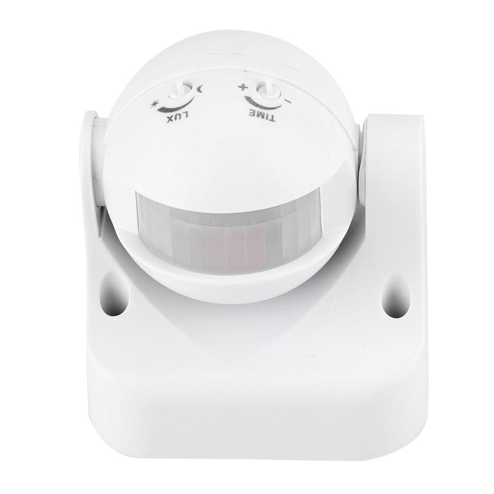 AC110-240V 10A Angle Adjustable Automatic Infrared Sensor Human Body Induction Switch