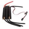 RC ESC 120A Water Cooled Waterproof 2 Way Black Built In BEC 210K Erpm Cycle Menu Settings Brushless ESC for RC Boats