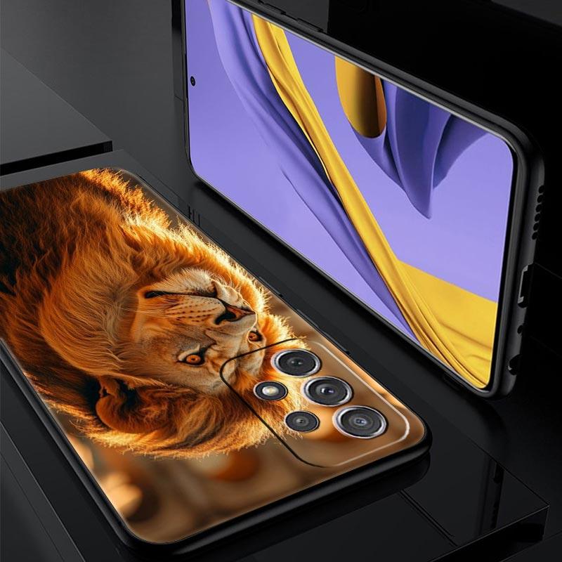 Чехол для телефона с изображением Короля Льва для Samsung Galaxy A17 A07 A55 A35 A25 A15 A05s A33 5G A31 A23 A21s A13 A41 A73 A53 A51 A71