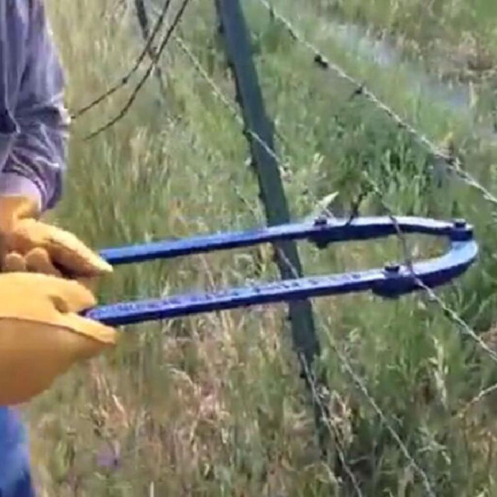 Инструмент для ремонта металлического забора, крепление проволочной сетки, ручной садовый инструмент для легкого восстановления забора, прочное оборудование для ремонта забора